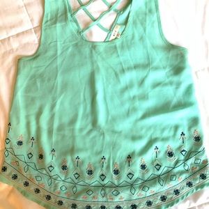 Cute polyester top
